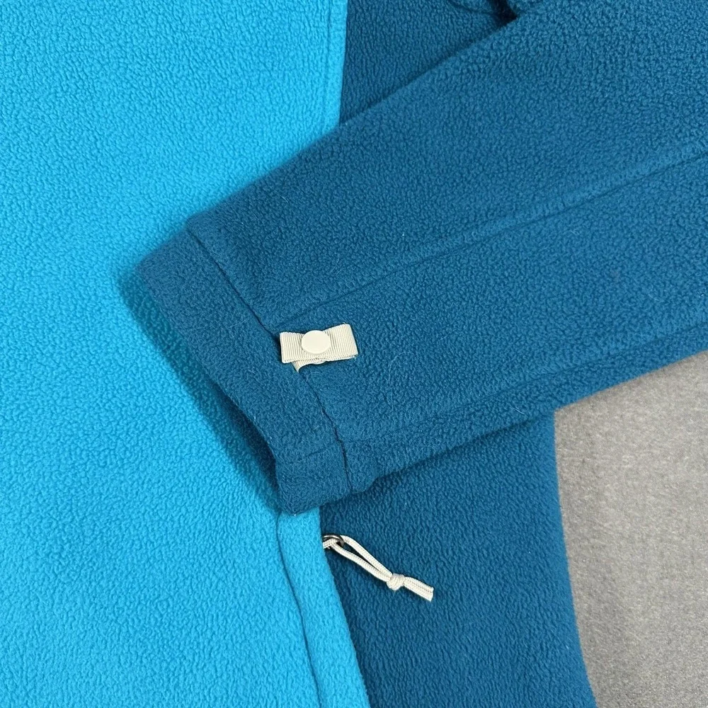 The North Face Fleece Jacket Womens XL Blue Teal Full Zip Outdoor Warm‎ Cozy